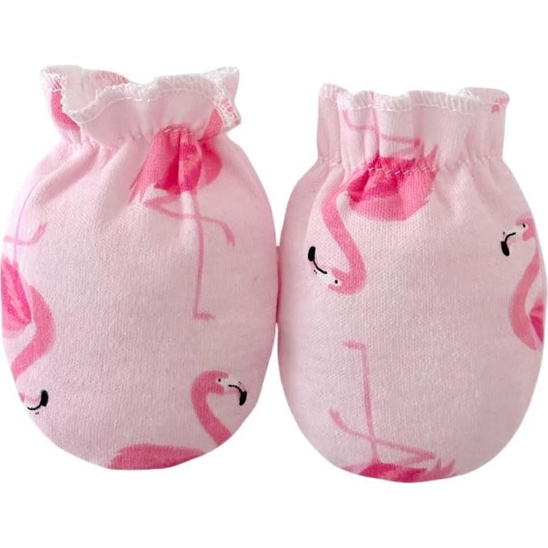 Manoplas Antirrasguños para Bebés PandaEar - 6 Pares Algodón 0-6 Meses