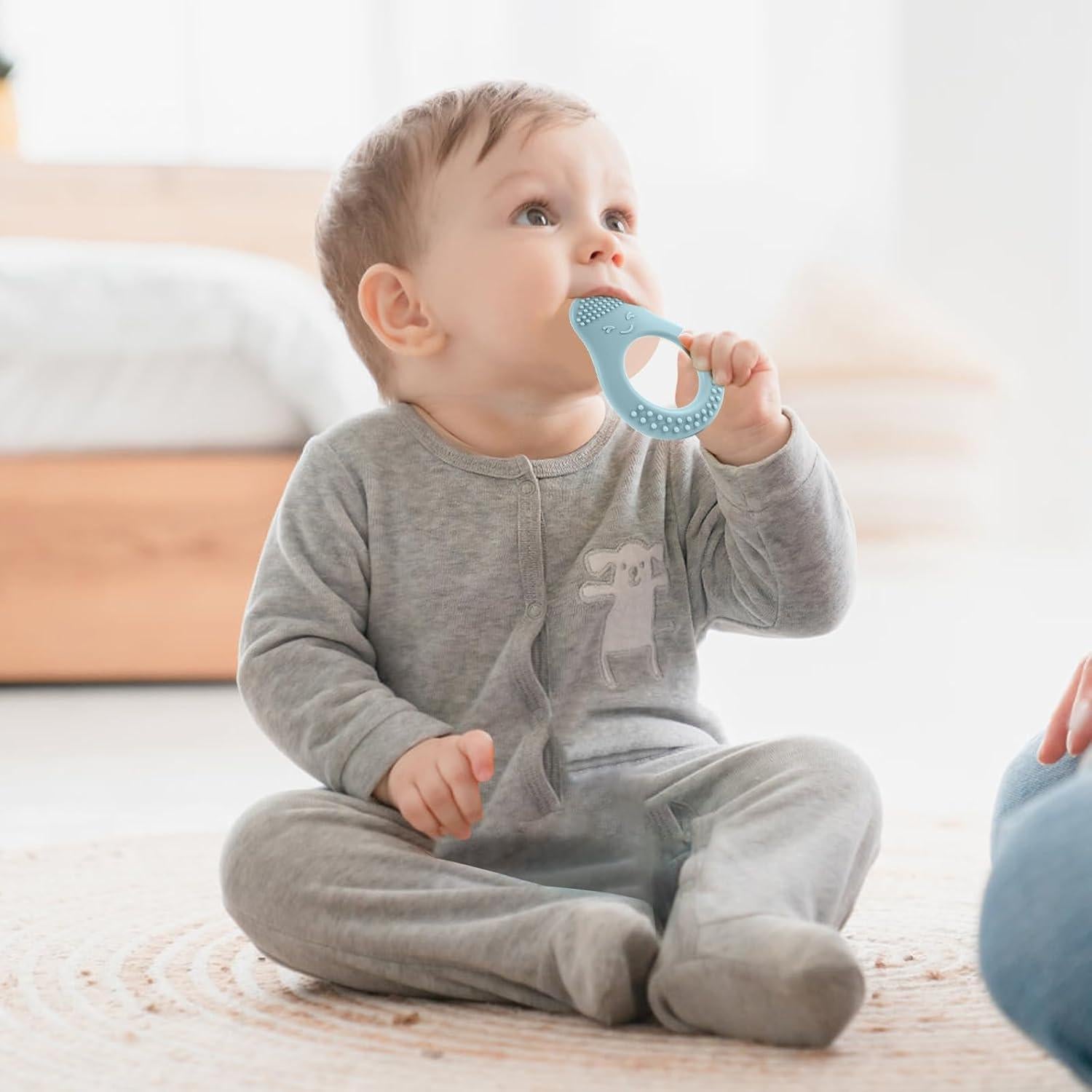 Mordedores para Bebés Aguacate - 3 Piezas Silicona Libre BPA