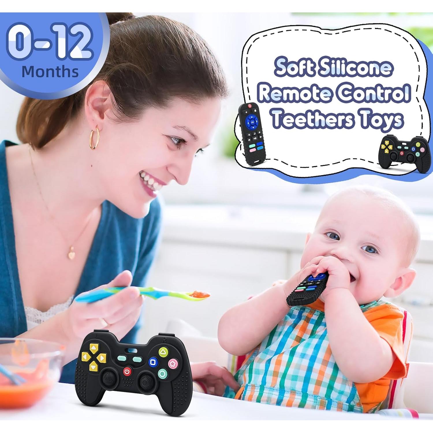 Juguetes de Dentición AiTuiTui para Bebés 3-12 Meses Silicona