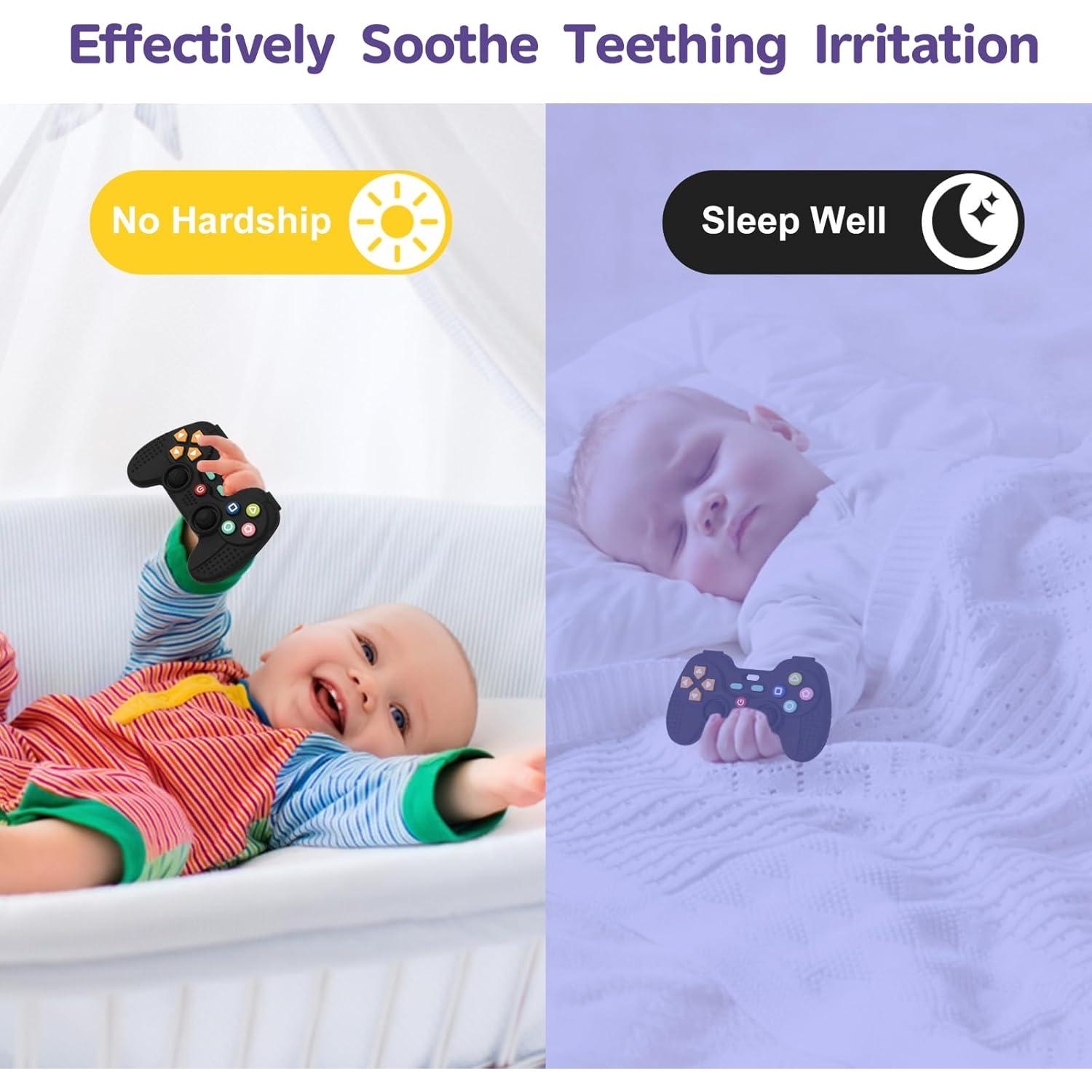 Mordedor de Silicona Chelpopo Control Remoto para Bebés 0-12 Meses