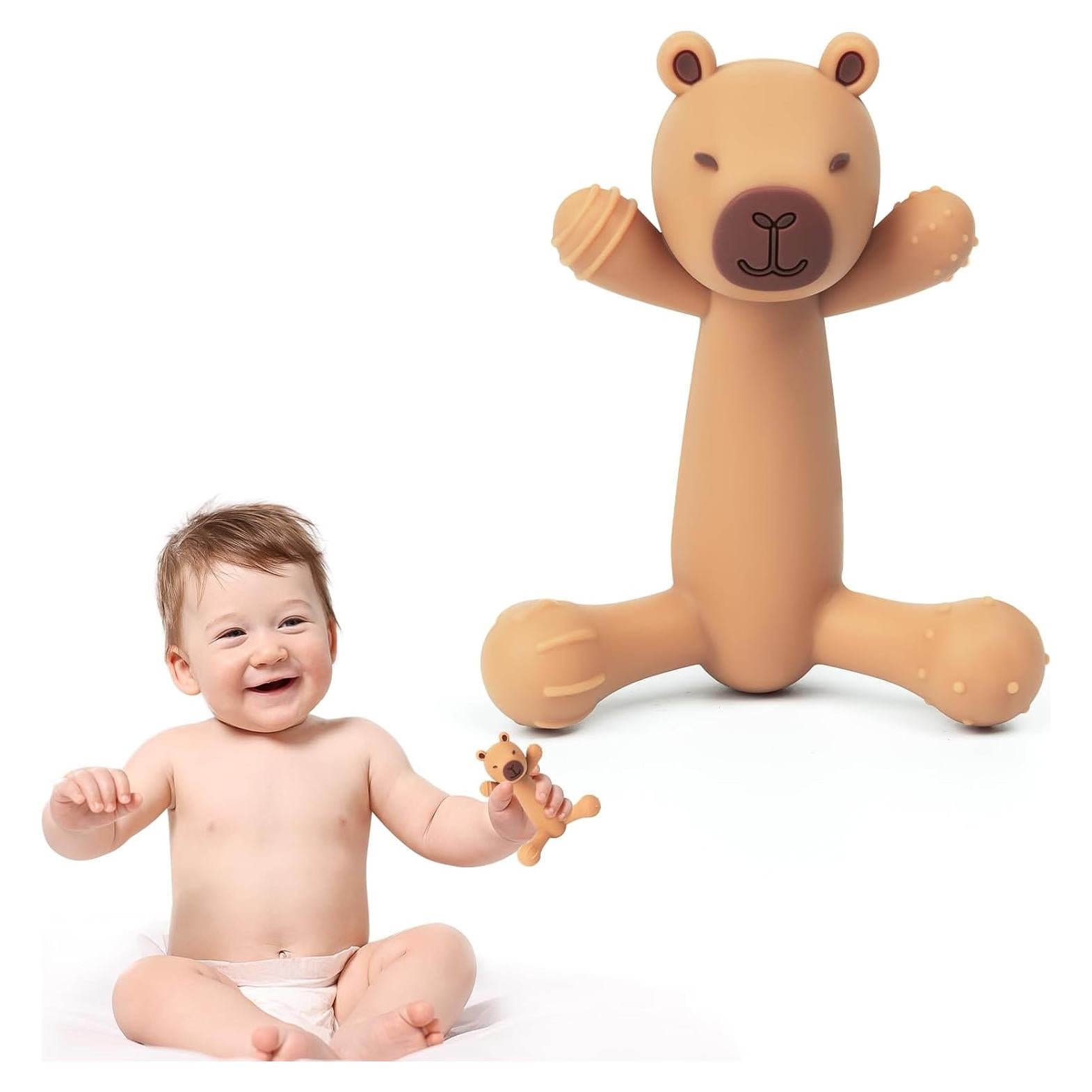 Mordedor de Dentición Capibara Tizuxa Silicona 3-36 Meses