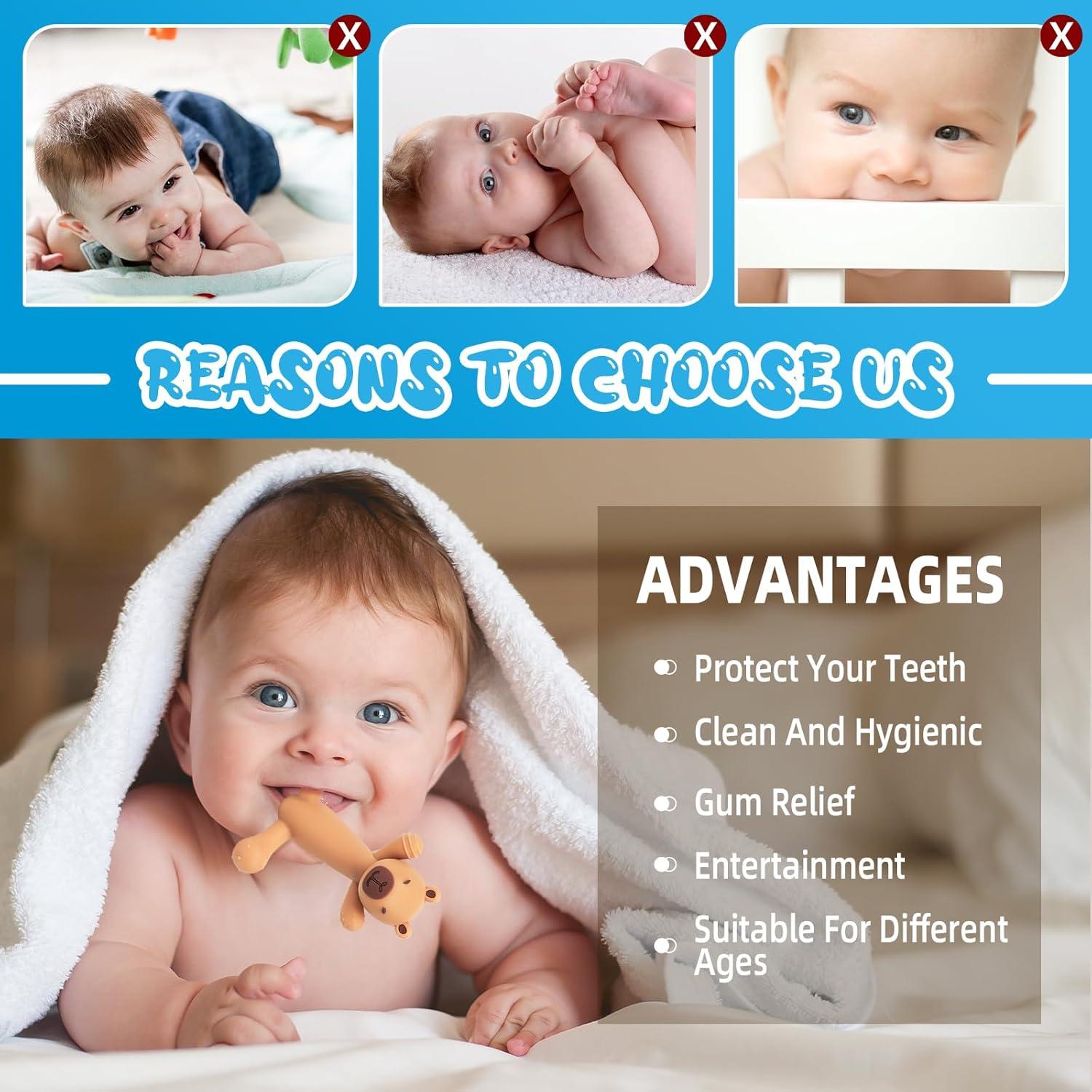 Mordedor de Dentición Capibara Tizuxa Silicona 3-36 Meses