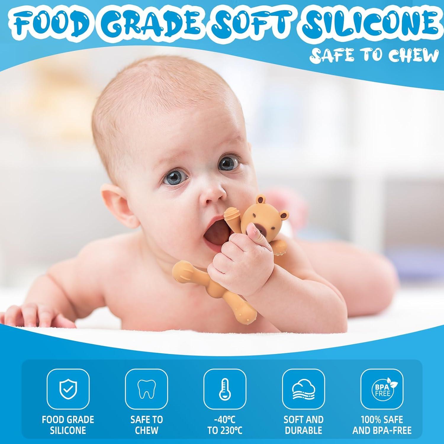 Mordedor de Dentición Capibara Tizuxa Silicona 3-36 Meses