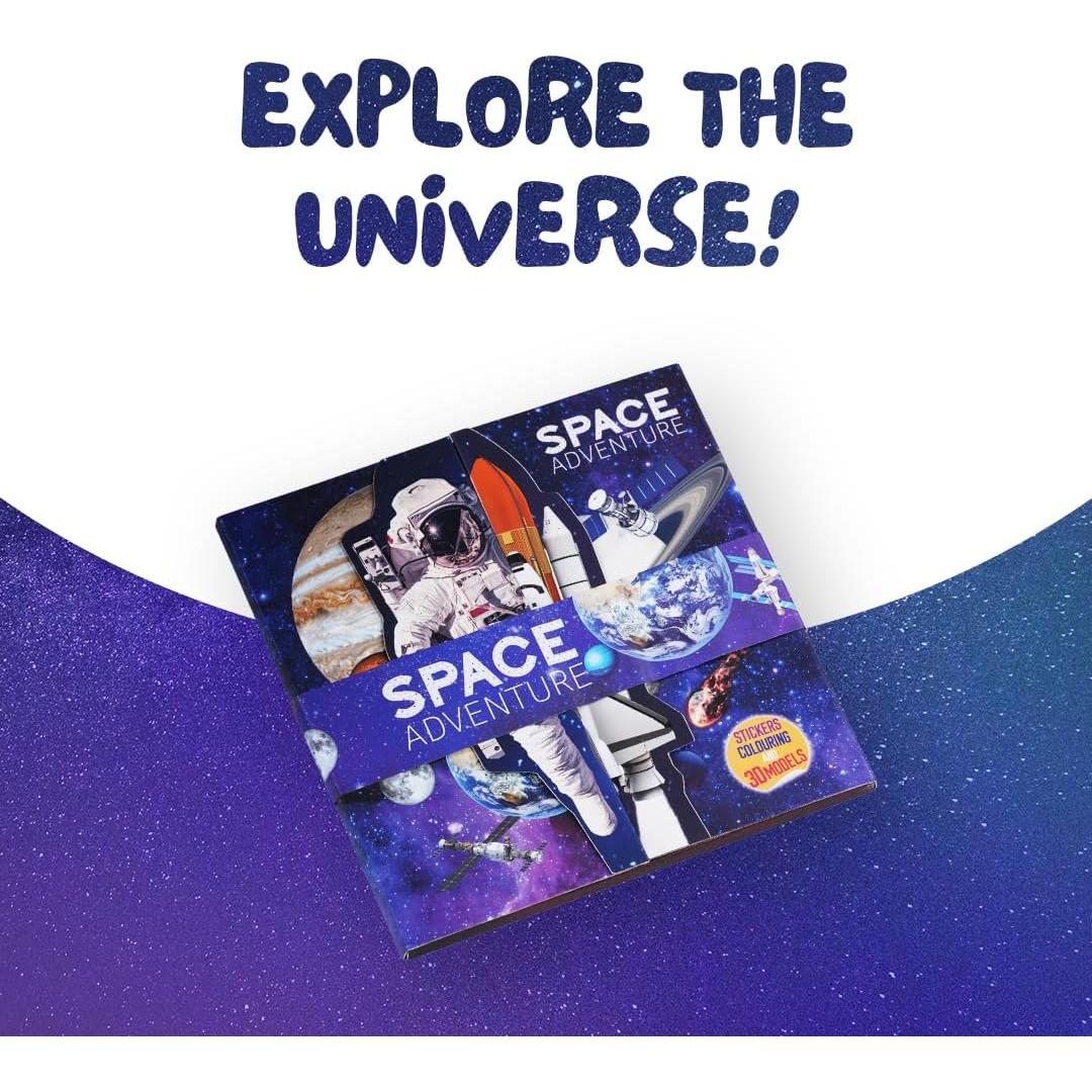 Libro 3D de Aventura Espacial para Niños First Jiggle - Aprendizaje STEM
