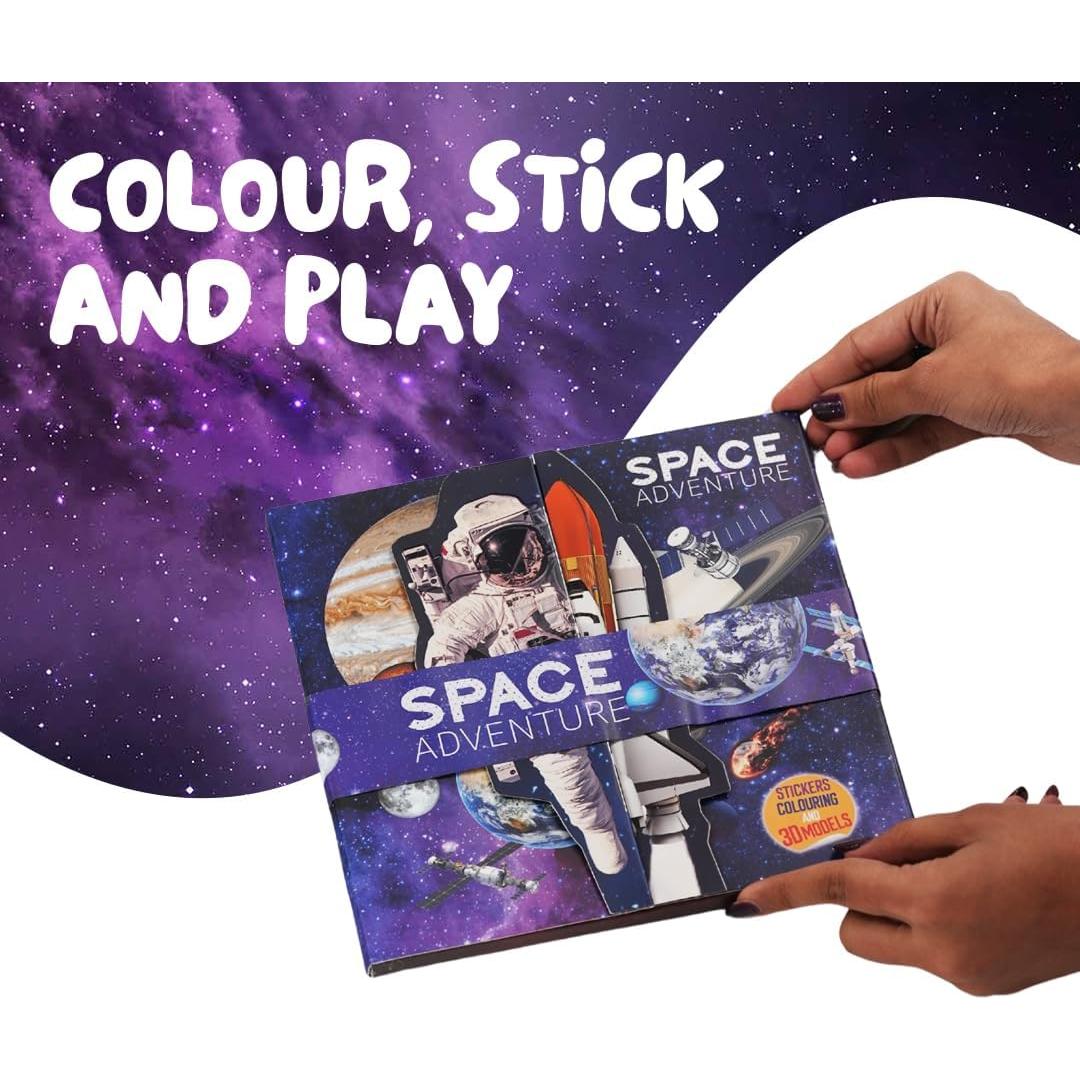 Libro 3D de Aventura Espacial para Niños First Jiggle - Aprendizaje STEM