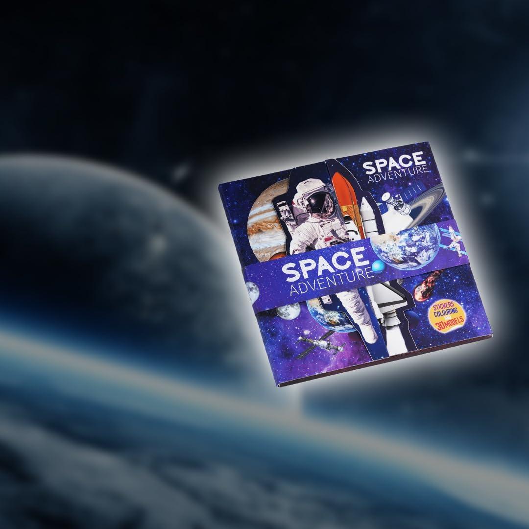 Libro 3D de Aventura Espacial para Niños First Jiggle - Aprendizaje STEM