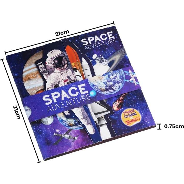 Libro 3D de Aventura Espacial para Niños First Jiggle - Aprendizaje STEM