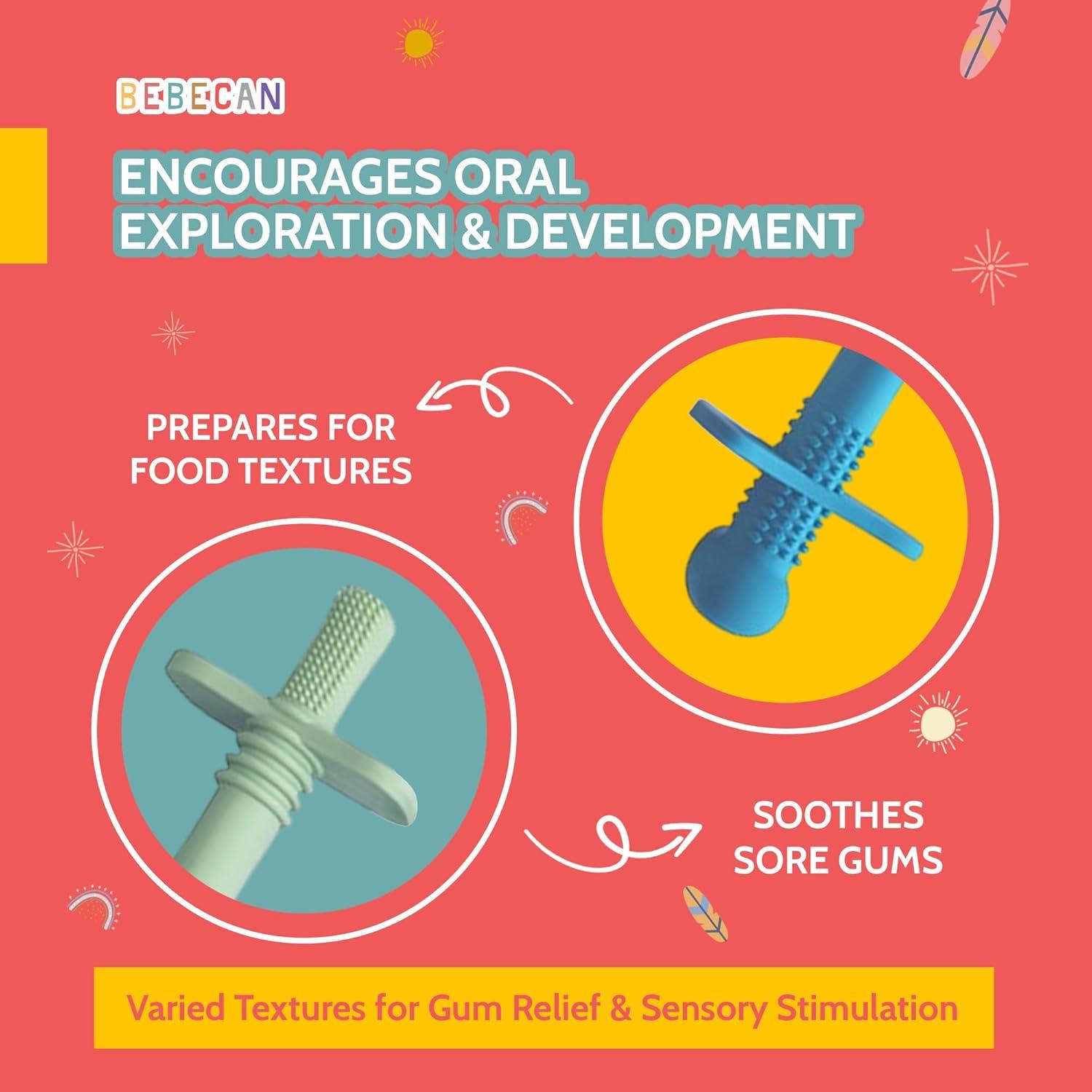 Tubos de Dentición Blindados Bebecan - Alivio Seguro 0-36 Meses