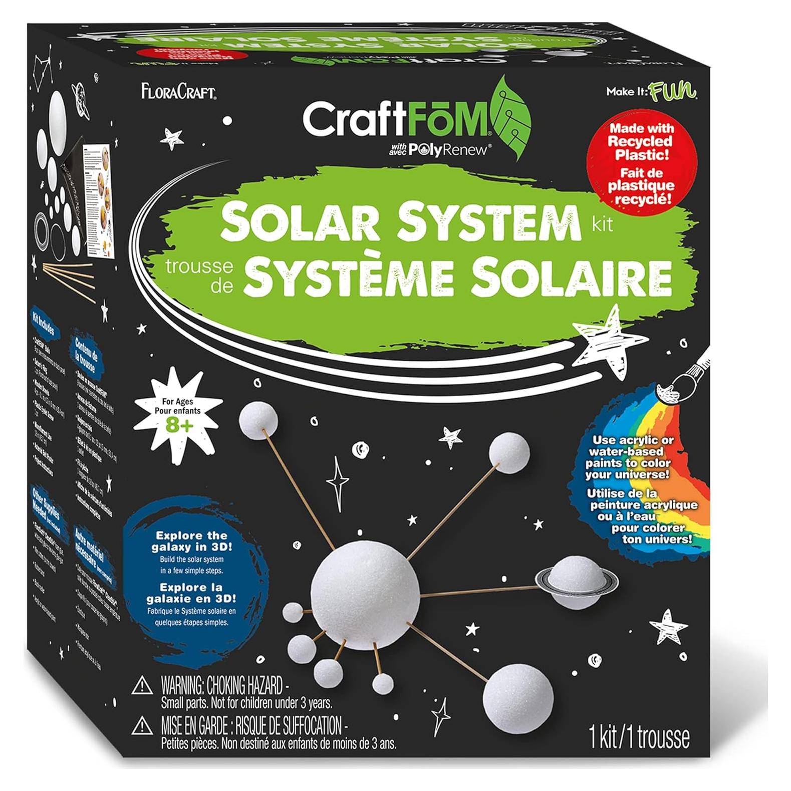 Kit de Sistema Solar FloraCraft CraftFoM 18 Piezas