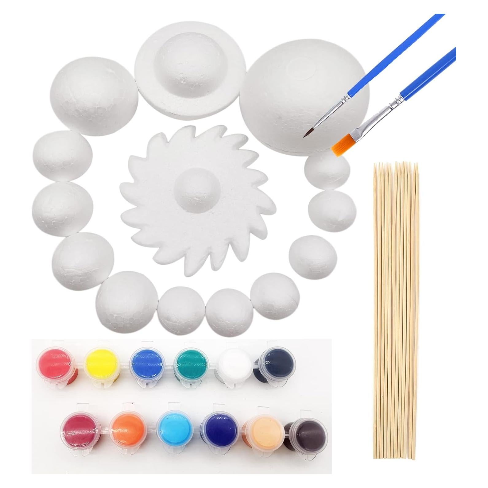 Kit de Modelo del Sistema Solar Acrice para Niños - 14 Pelotas de Espuma y Accesorios