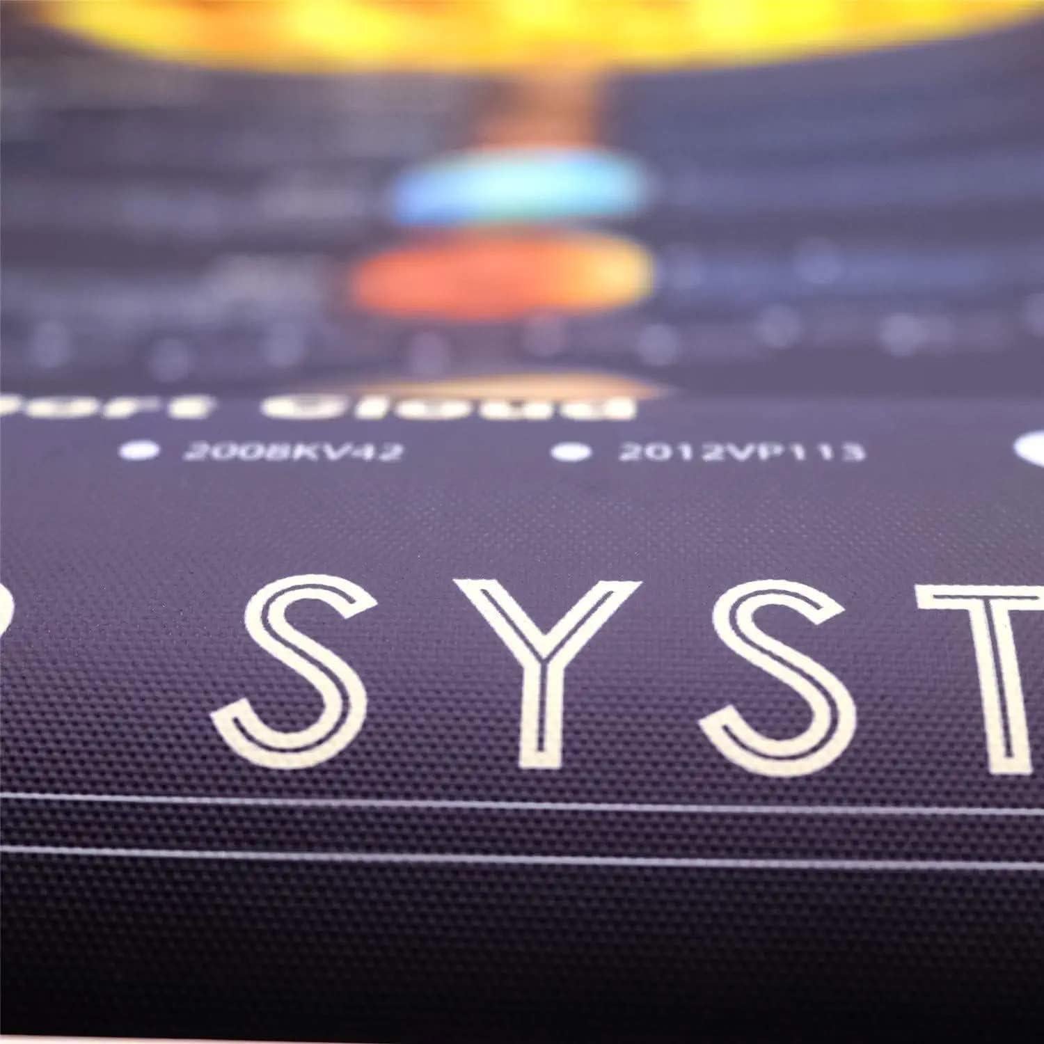 Póster del Sistema Solar con Marco 40.6x76.2 cm - Educativo