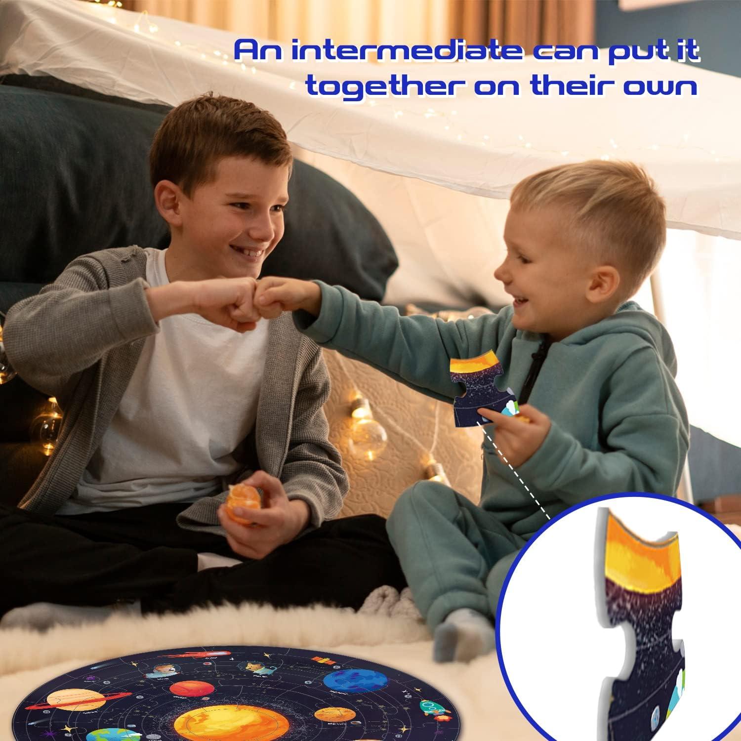 Rompecabezas del Sistema Solar TAOZI&LIZHI 48 Piezas 3-8 Años