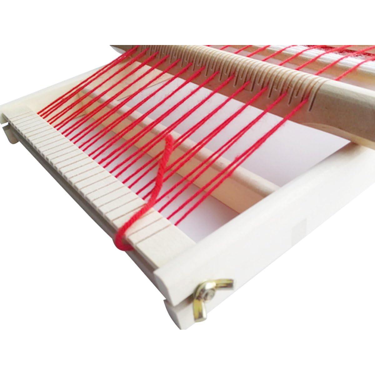 Telar de Tejido MIKIMIQI de Madera 25.1x40cm para Manualidades