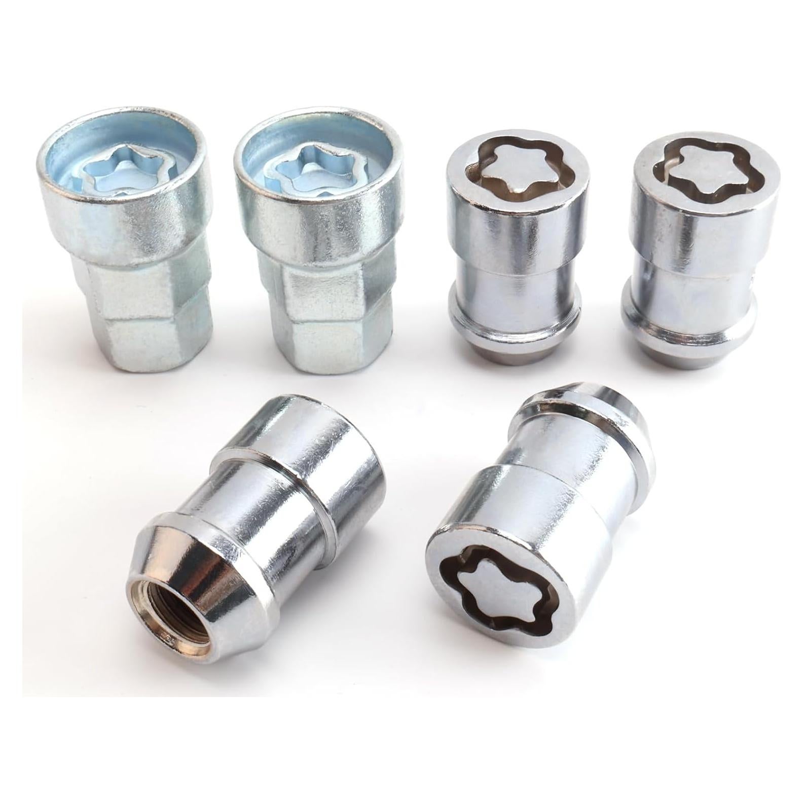 Tuercas de Bloqueo de Rueda M14x2mm YYHHZZ - Juego de 4 con 2 Llaves