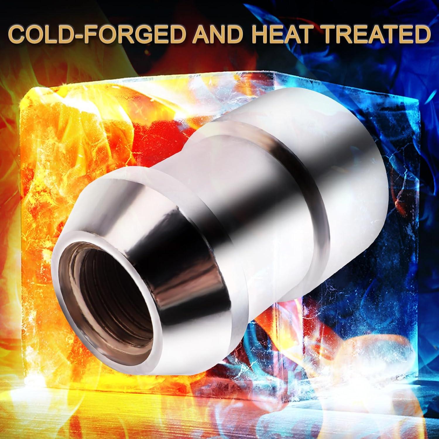 Tuercas de Bloqueo de Rueda M14x2mm YYHHZZ - Juego de 4 con 2 Llaves