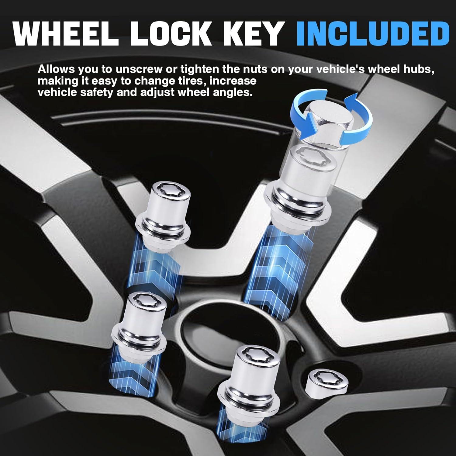 Juego de Tuercas de Bloqueo de Rueda M12x1.5 FOMIUZY Antirrobo