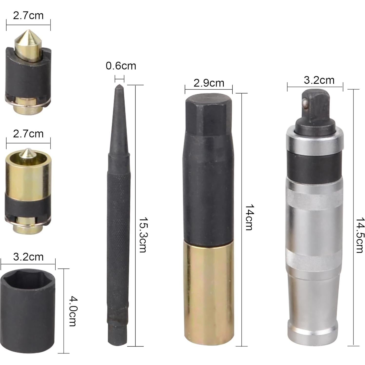 Juego de Herramientas para Remover Tuercas de Rueda DAYUAN YT-99750