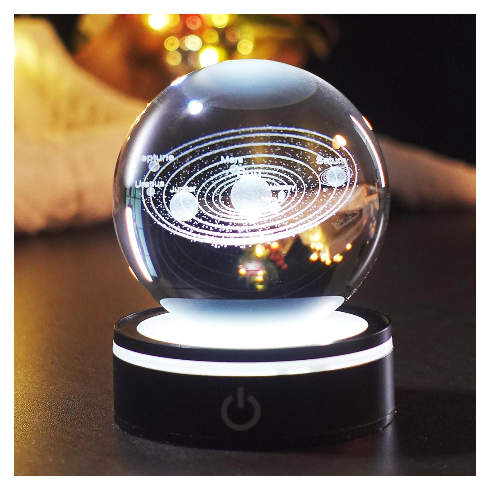 Luz Nocturna 3D CAVA Sistema Solar Multicolor 10.9cm