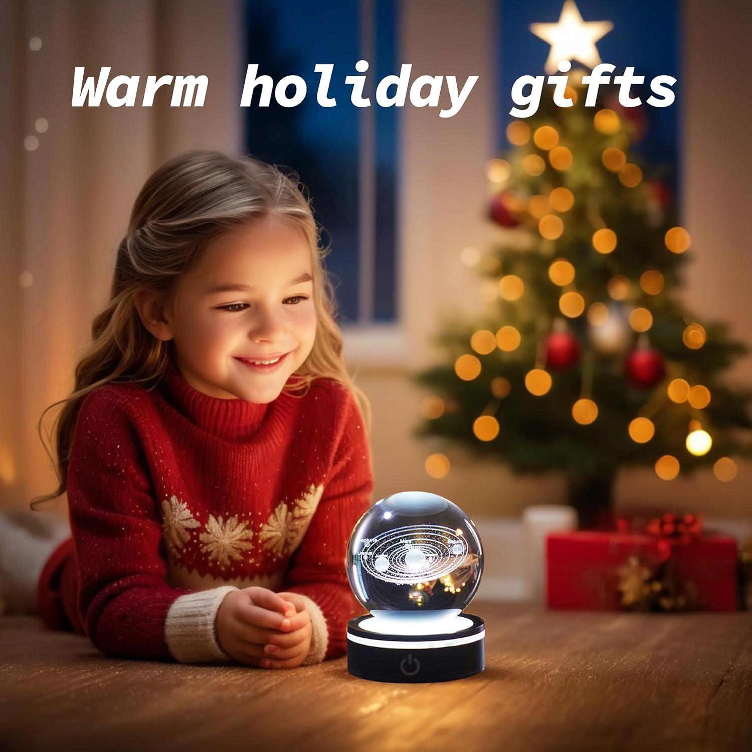 Luz Nocturna 3D CAVA Sistema Solar Multicolor 10.9cm