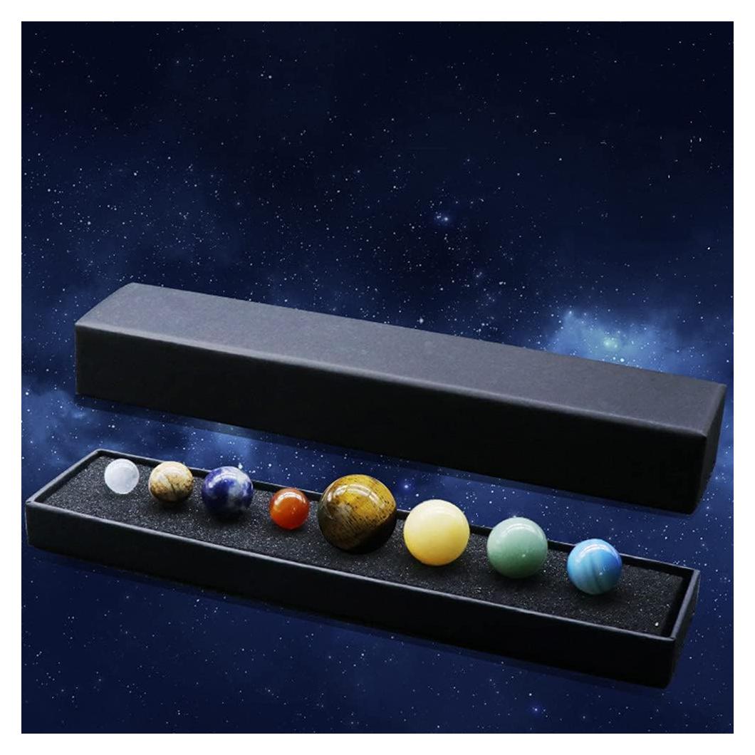 Conjunto de Bolas de Cristal del Sistema Solar AITELEI 8 Planetas