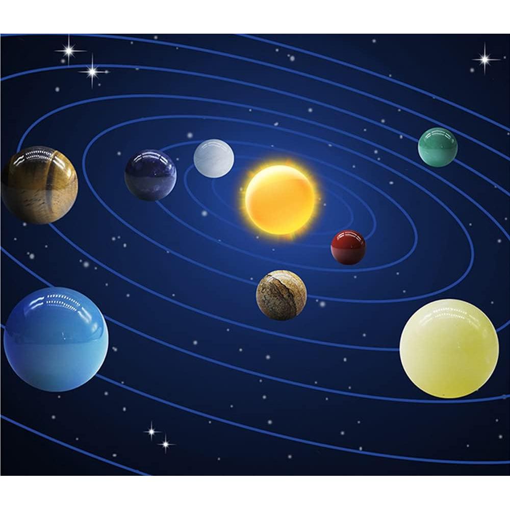 Conjunto de Bolas de Cristal del Sistema Solar AITELEI 8 Planetas