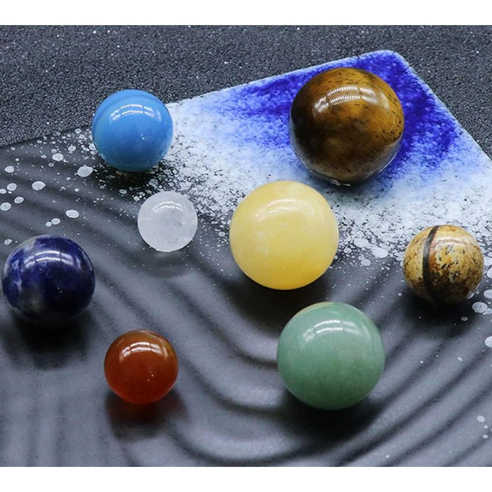 Conjunto de Bolas de Cristal del Sistema Solar AITELEI 8 Planetas