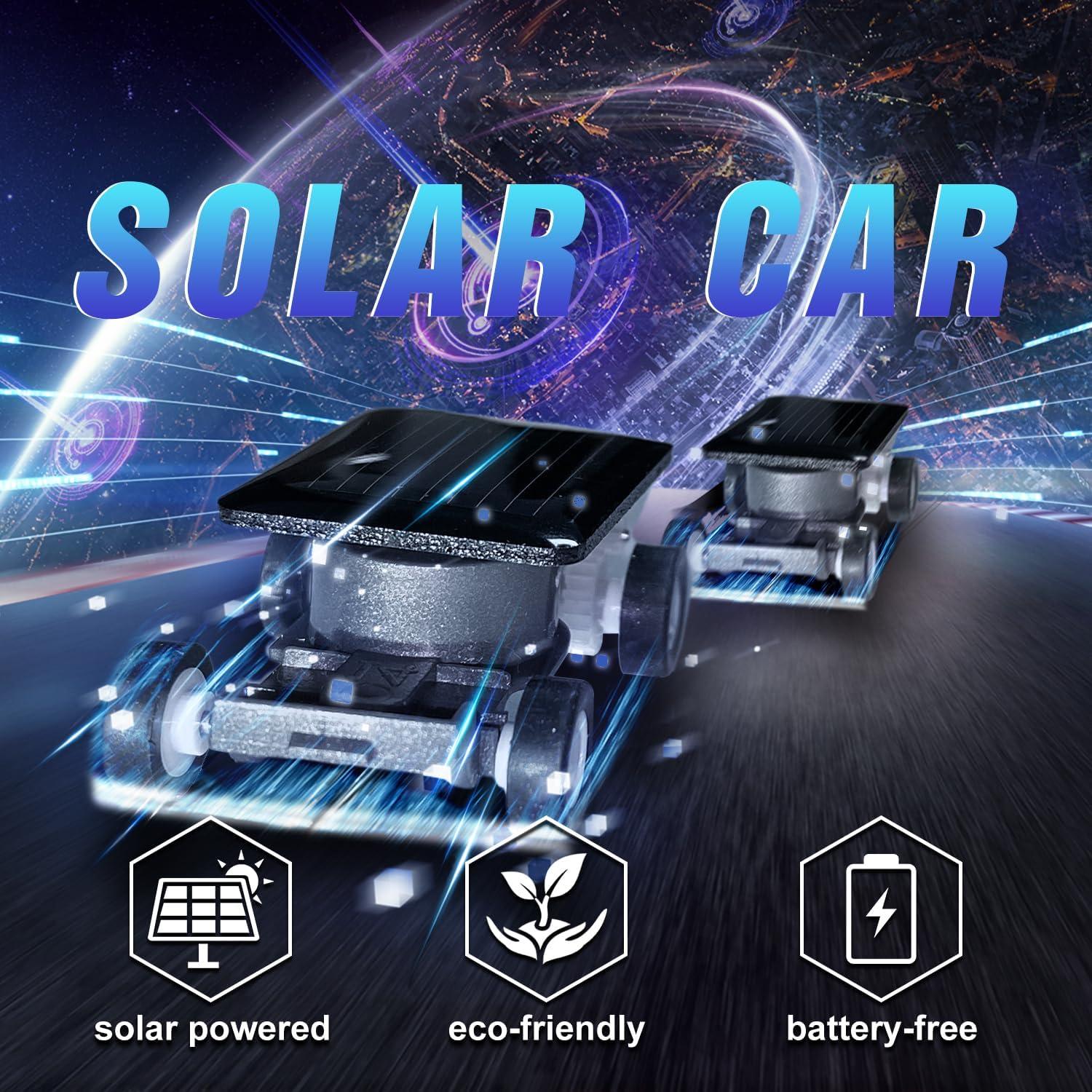 Coche Solar Educativo PSKTYTY para Niños 2-10 Años