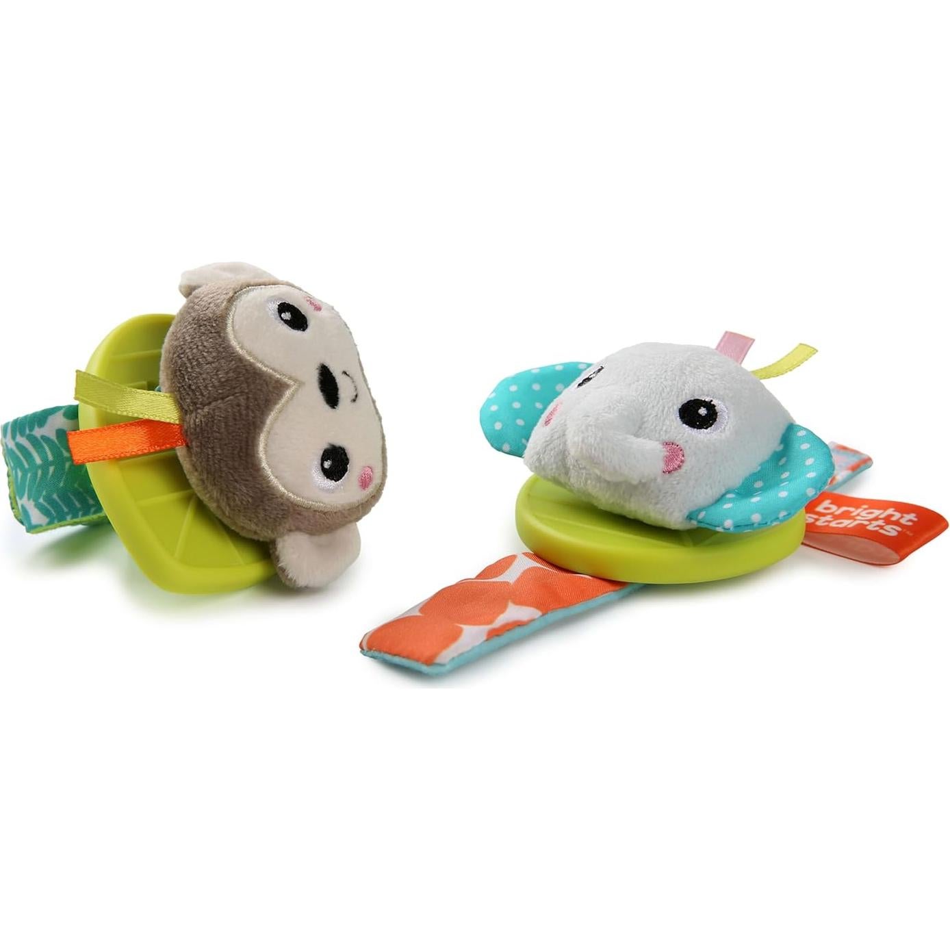 Juguete de Muñeca y Mordedor Bright Starts Mono y Elefante