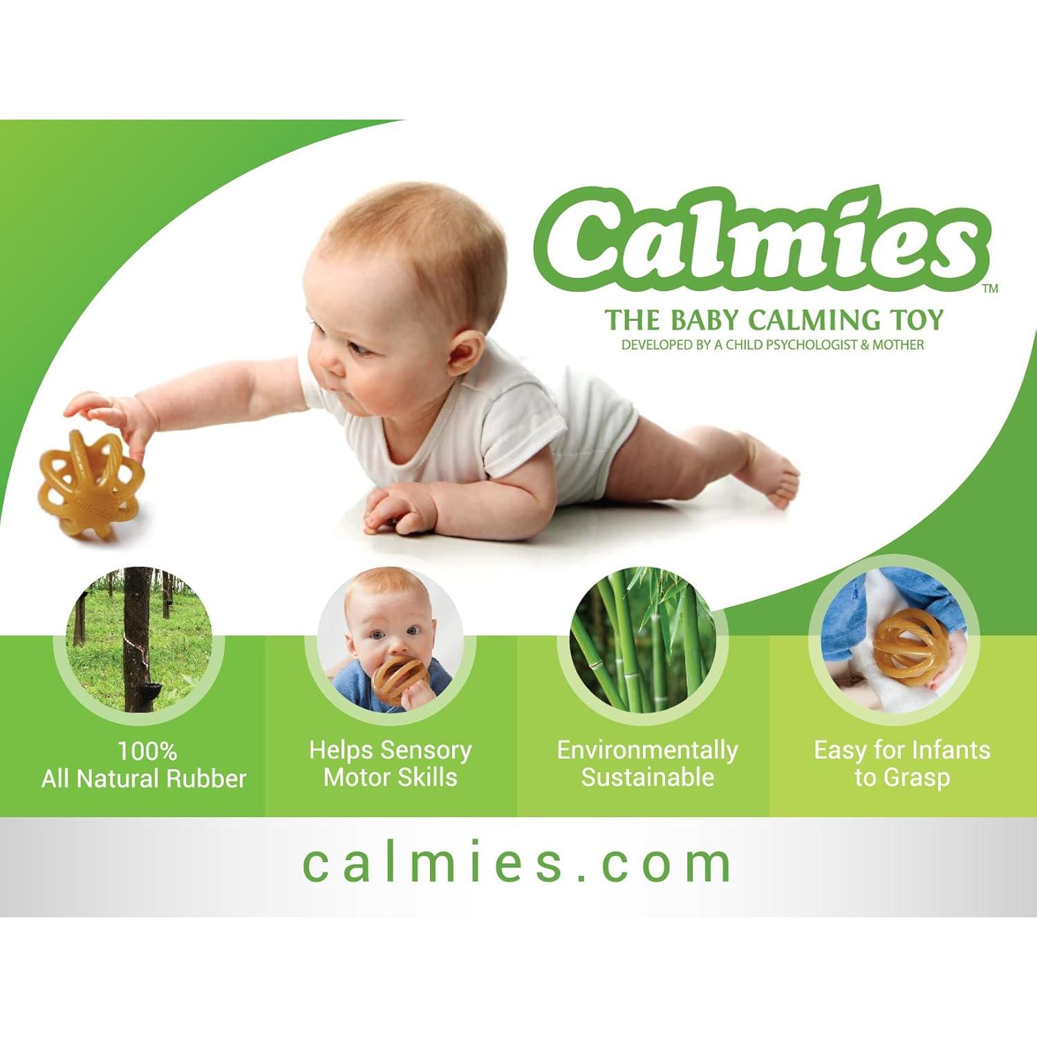 Chupete de Goma Natural Calmies para Bebés Sin BPA 7.6cm
