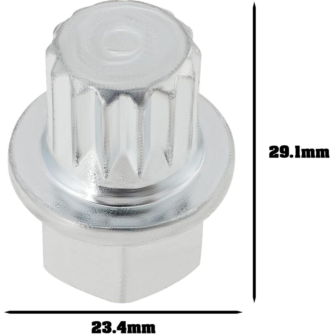 Llave de Remoción de Rueda Antirrobo YINETTECH ABC-3 29x23mm