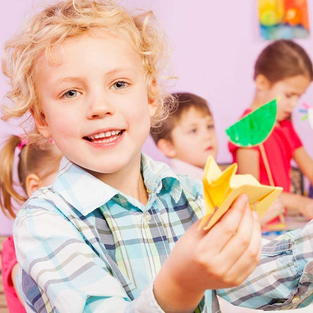 1000 Hojas de Papel Origami Doble Cara Yimaa 10 Colores