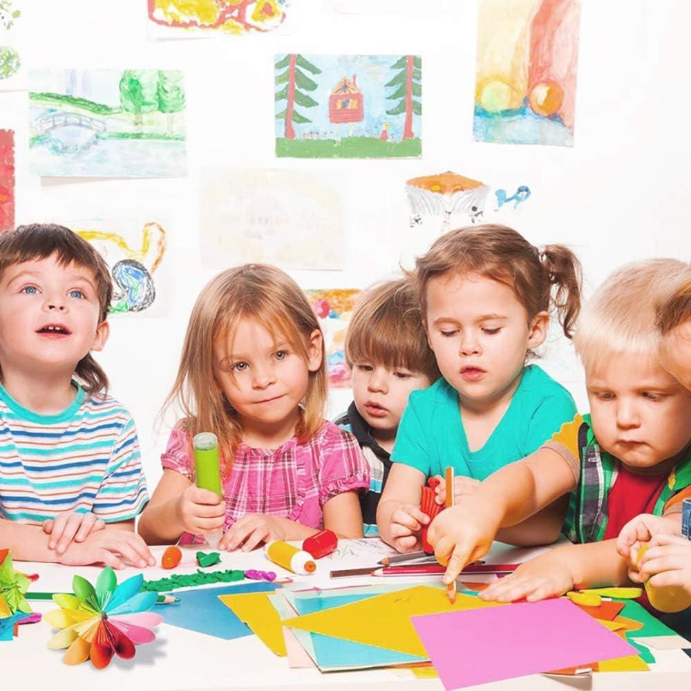 1000 Hojas de Papel Origami Doble Cara Yimaa 10 Colores