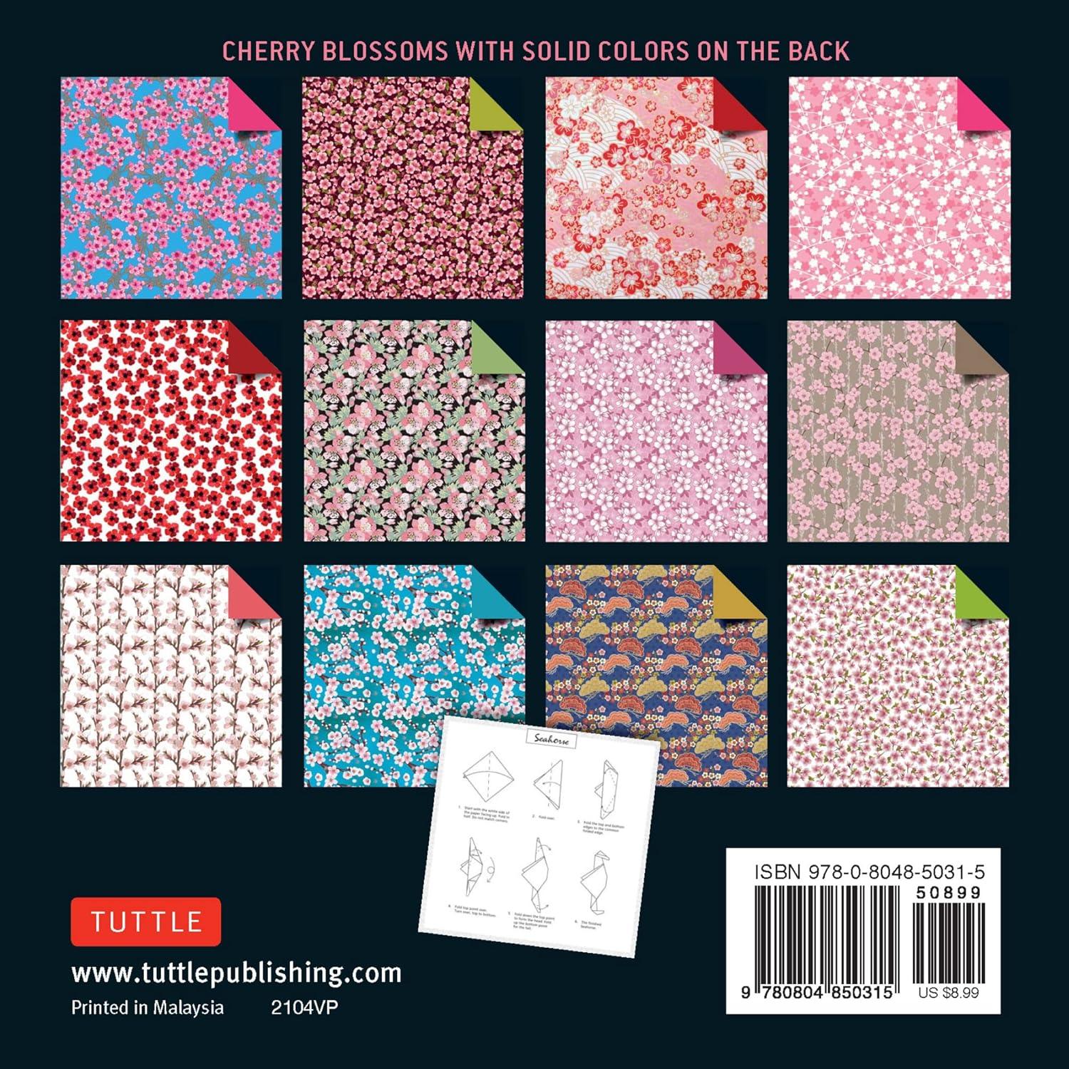 Origami Paper 200 sheets Cherry Blossoms 6" (15 cm): Tuttle Origami Paper: Double Sided Origami Sheets Printed with 12 Different Designs (Instructions for 6 Projects Included)