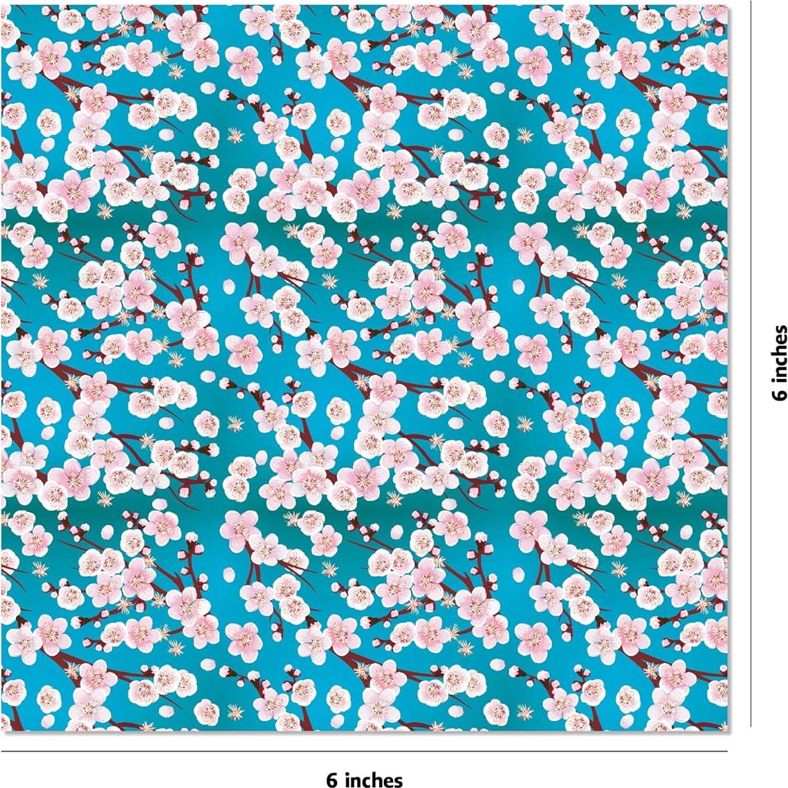 Origami Paper 200 sheets Cherry Blossoms 6" (15 cm): Tuttle Origami Paper: Double Sided Origami Sheets Printed with 12 Different Designs (Instructions for 6 Projects Included)