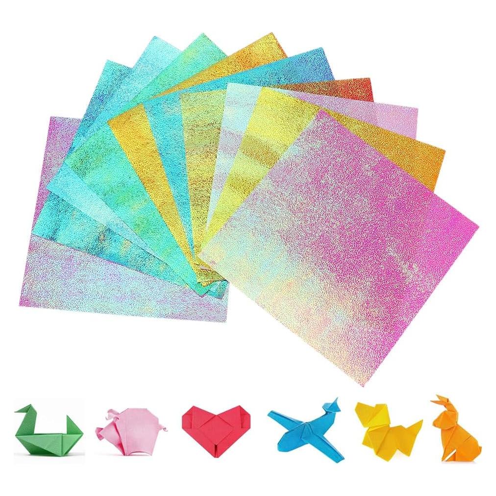 Papel de Origami Brillante Milisten 100 Hojas 15x15 cm