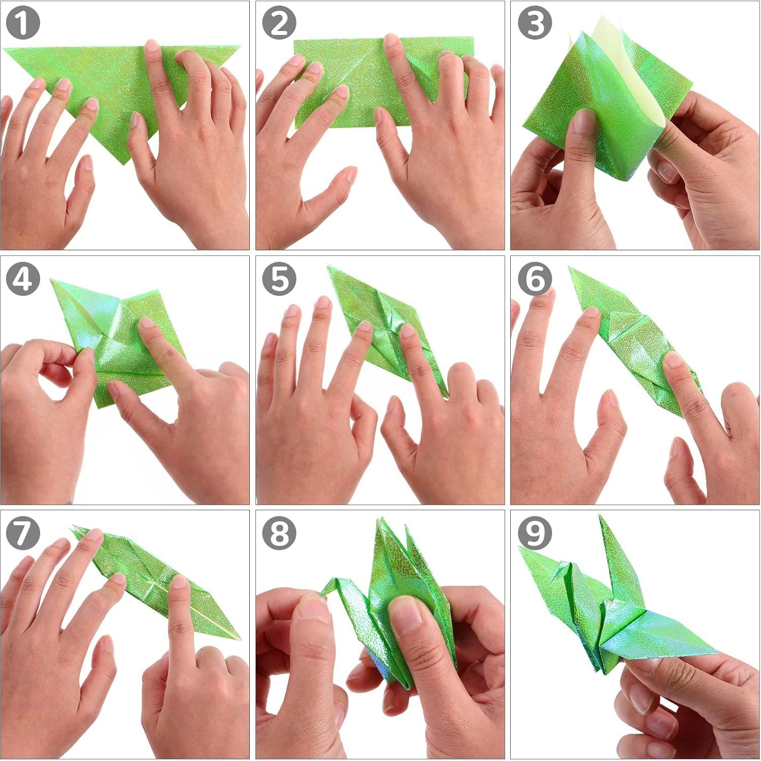 Papel de Origami Brillante Milisten 100 Hojas 15x15 cm