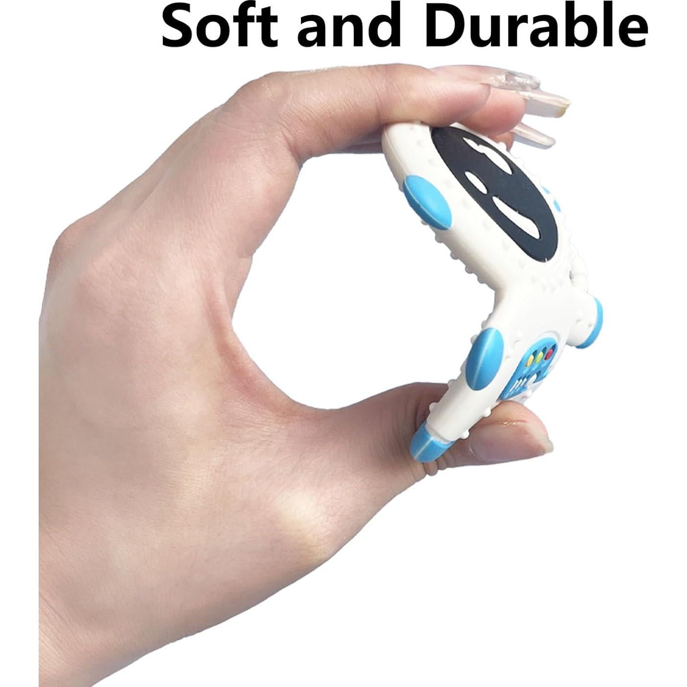 Mordedor de Silicona Cuxnoo Astronauta Azul 3+ Meses