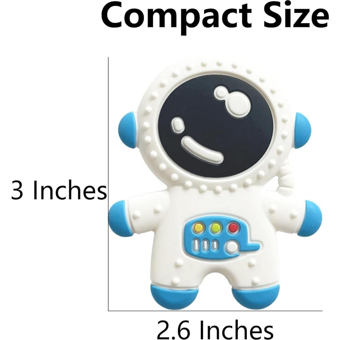 Mordedor de Silicona Cuxnoo Astronauta Azul 3+ Meses
