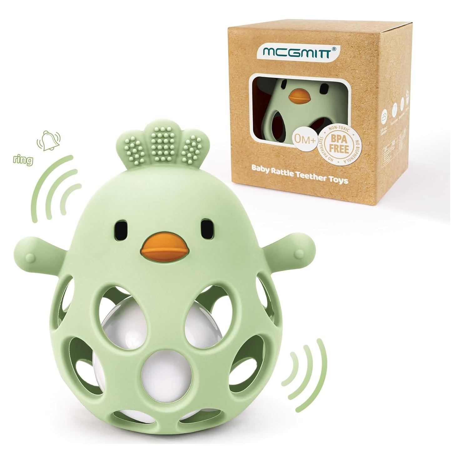 Juguete de Dentición MCGMITT Silicona Verde para Bebés