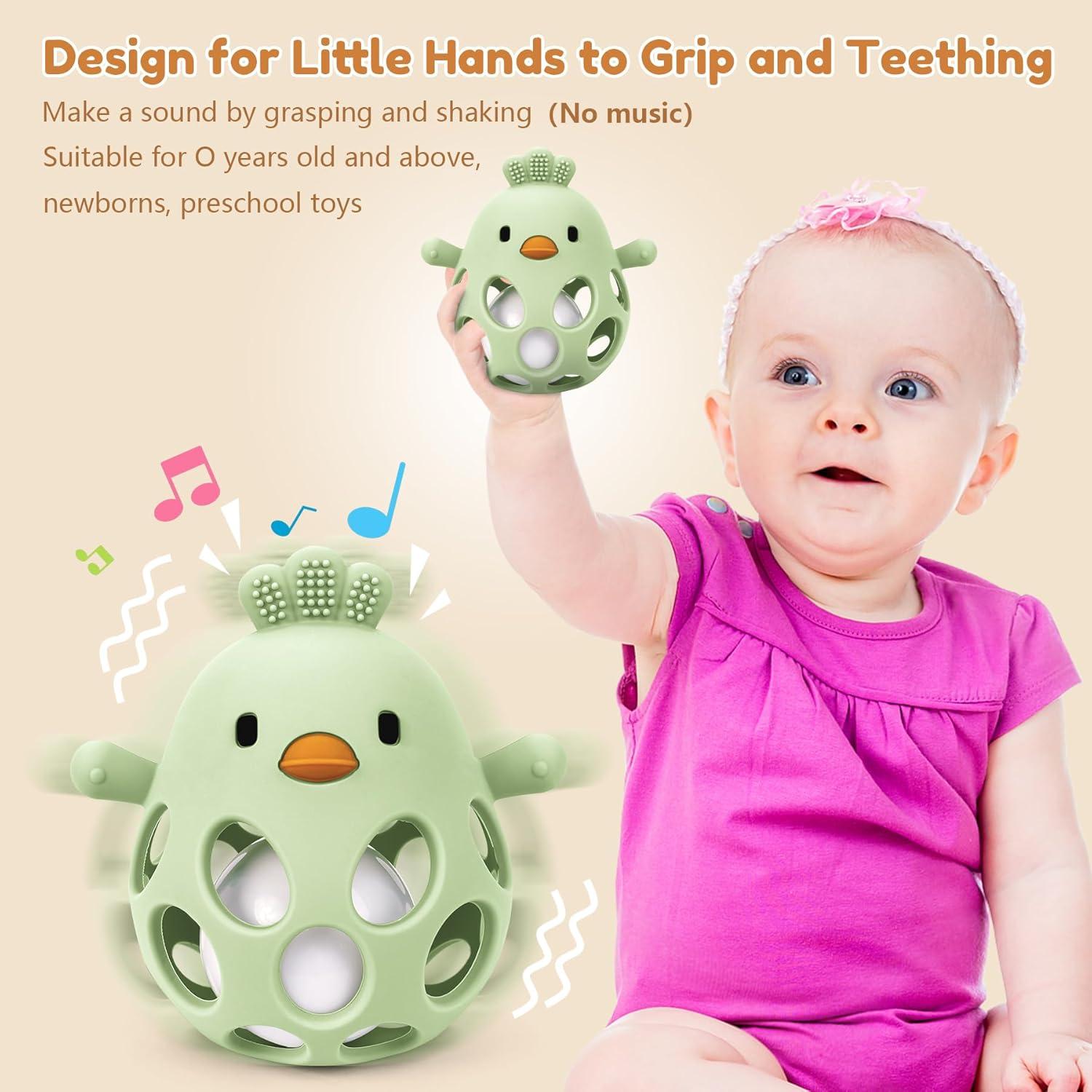 Juguete de Dentición MCGMITT Silicona Verde para Bebés