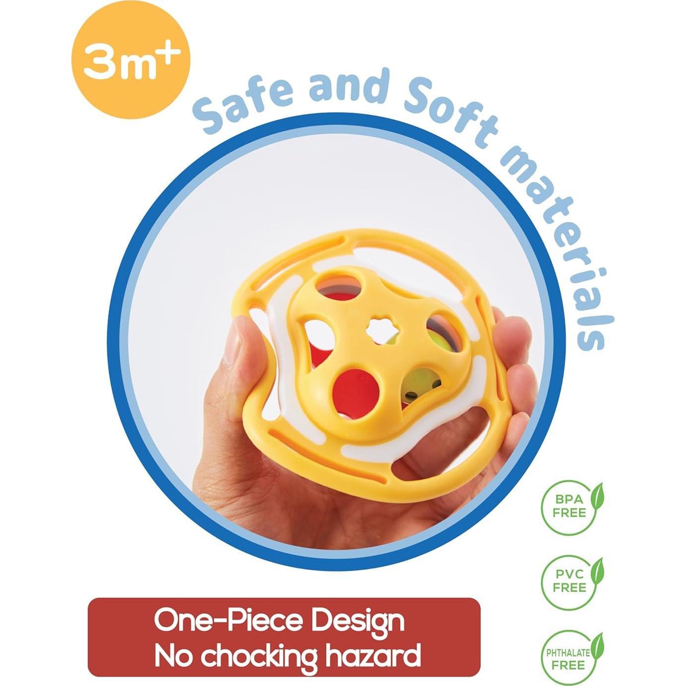 Sonajero de Campana BaBeloved para Bebés - Alivio de Dentición