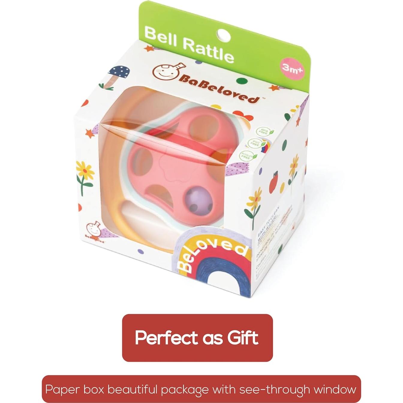 Sonajero de Campana BaBeloved para Bebés - Alivio de Dentición