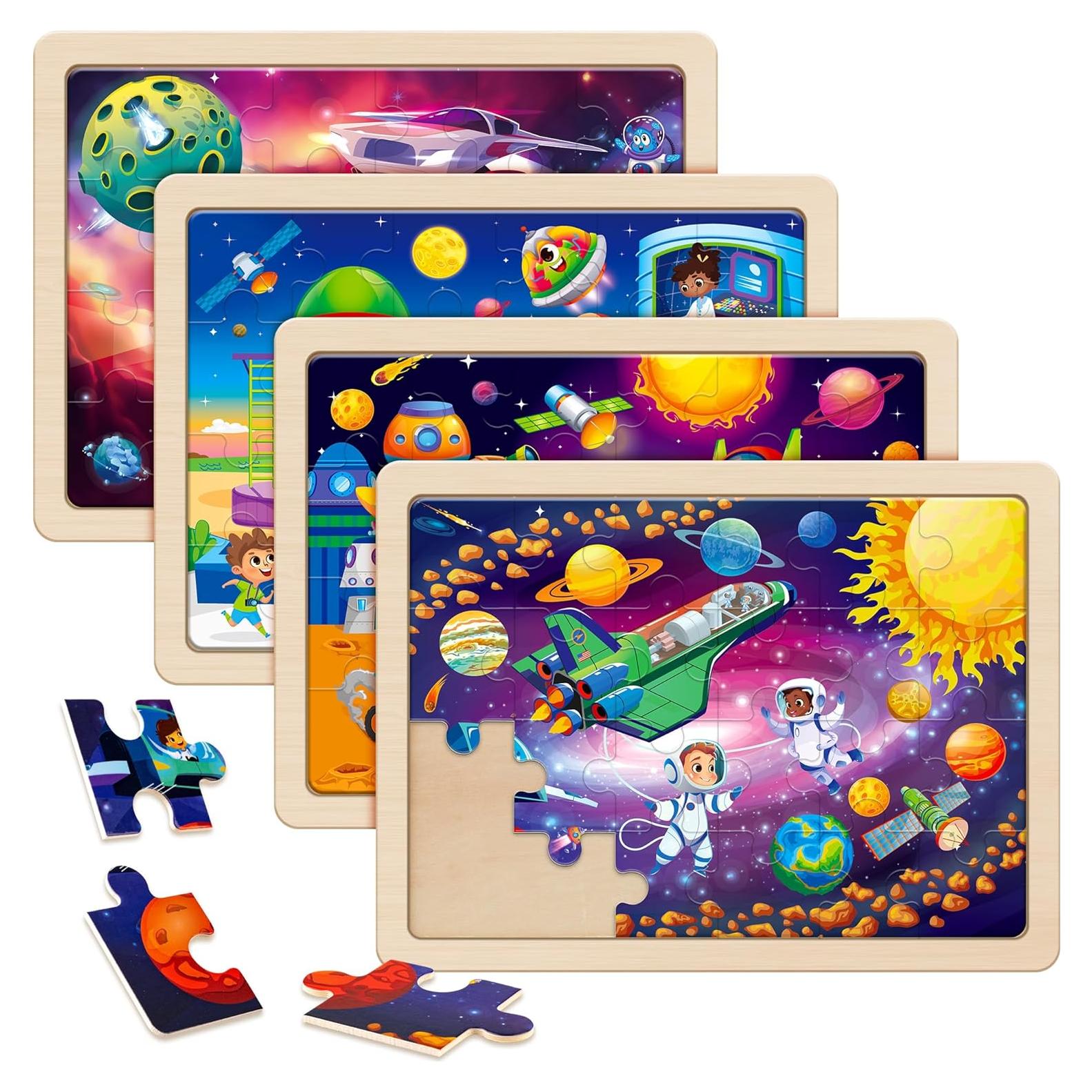 Rompecabezas de Madera SYNARRY Sistema Solar 31x24 cm