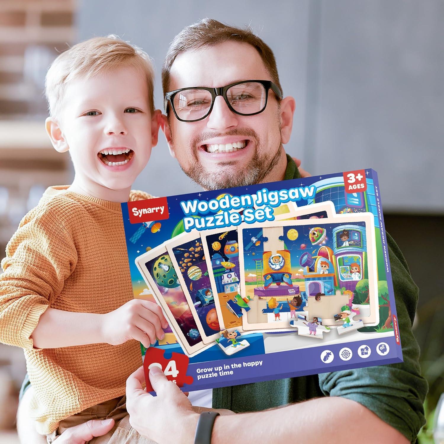 Rompecabezas de Madera SYNARRY Sistema Solar 31x24 cm