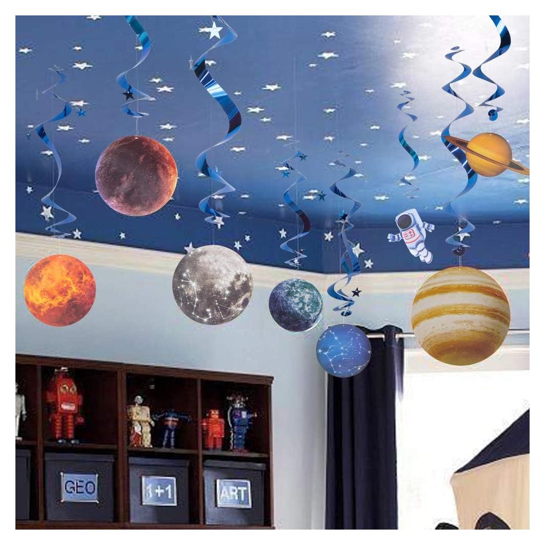 10 Decoraciones Colgantes Espaciales Sistema Solar CF104
