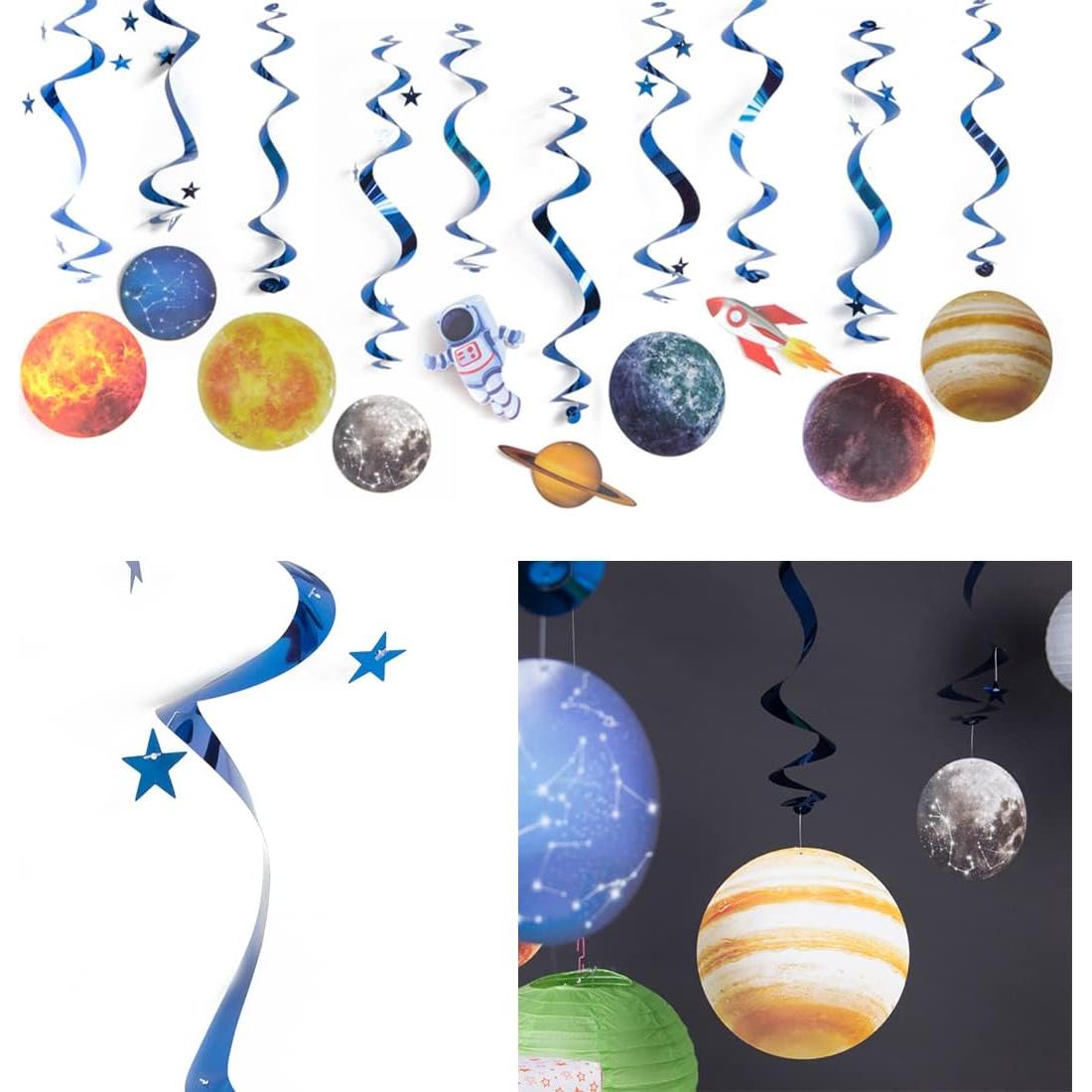 10 Decoraciones Colgantes Espaciales Sistema Solar CF104