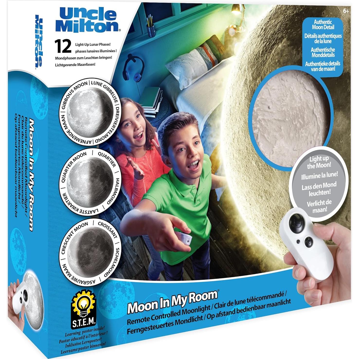 Luz Lunar Tío Milton - 12 Fases Iluminadas con Control Remoto