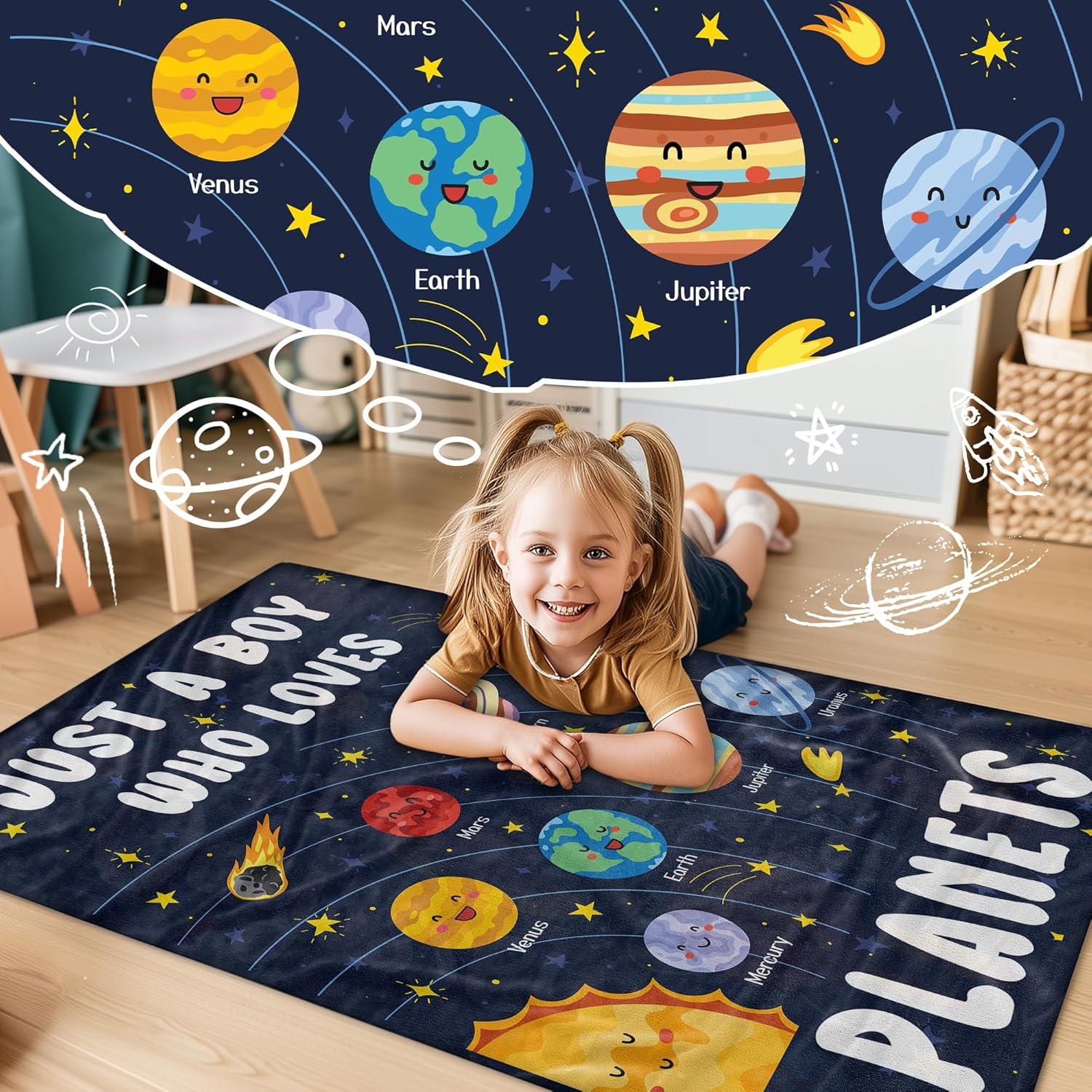 Manta de Franela ARTBLANKET Planetas del Sistema Solar 76x102 cm