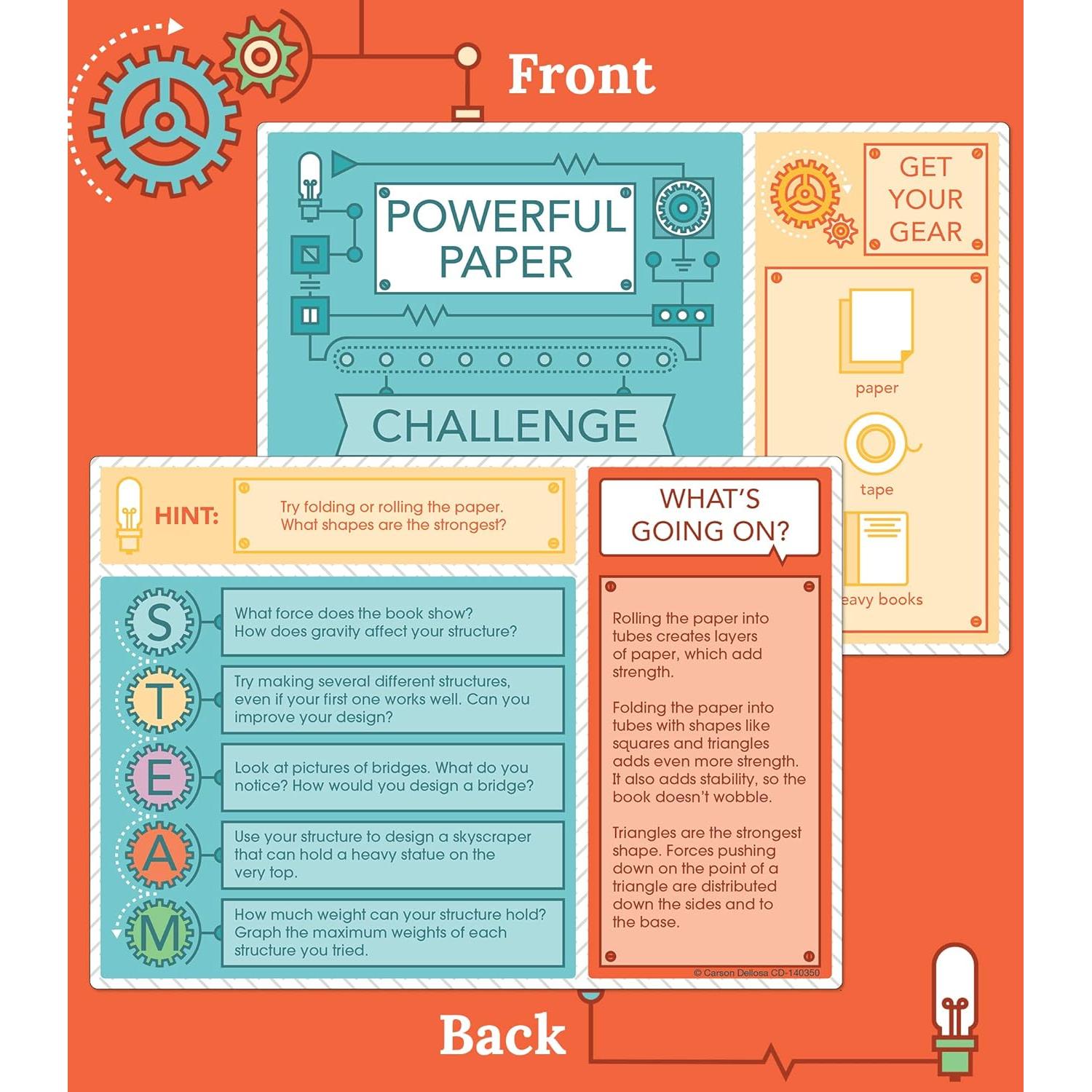 Kits de Ciencia Carson Dellosa - Desafíos STEM para Niños 8-12 Años
