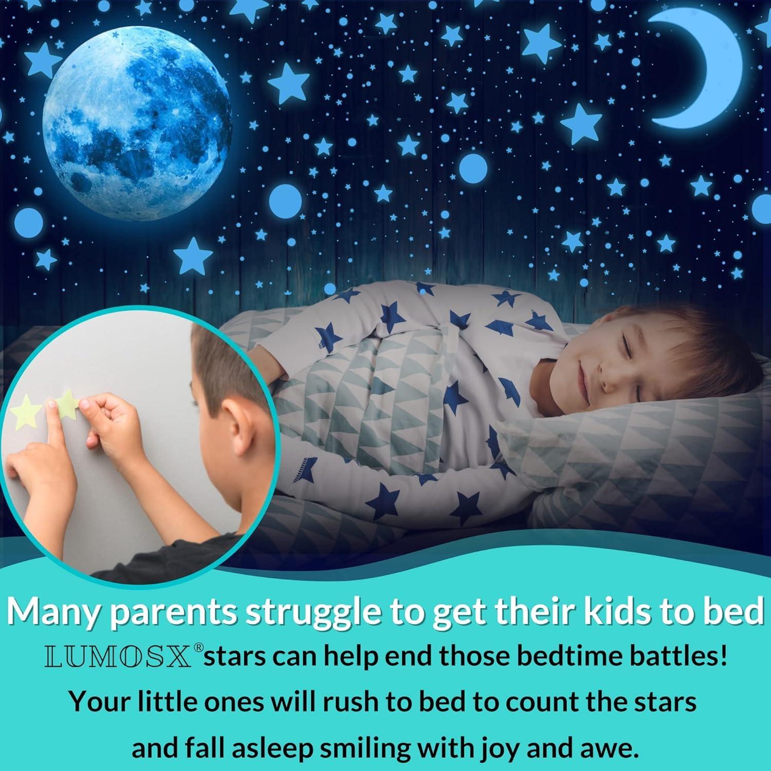 Calcomanías LUMOSX Estrellas y Planetas Brillantes 534 pcs